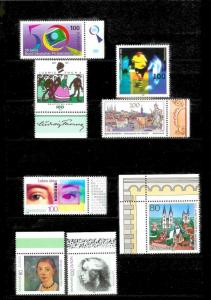 GERMANY 107 Different Mint Never Hinged Stamps Face Value=108DM+ (US$55+)