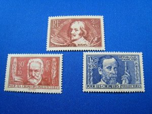 FRANCE  1936 -  SCOTT # B48, B51, B53   -   USED           (Hf16)