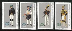 German DDR  Scott 1906-9 Uniform set 1978 MNH**