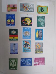 collection on pages Ghana to 1963 HW: CV $84
