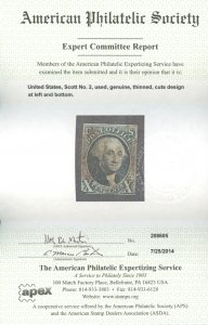 U.S. #2 USED WITH APS CERT