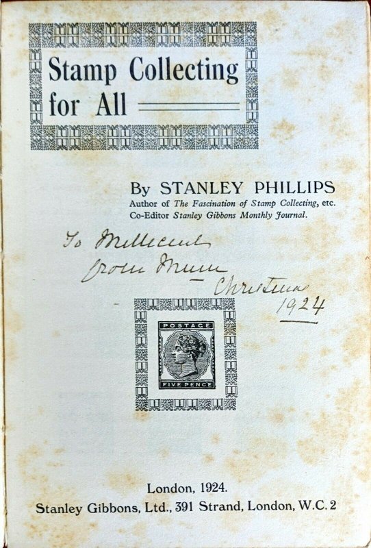 1924 STAMP COLLECTING FOR ALL Stanley Phillips