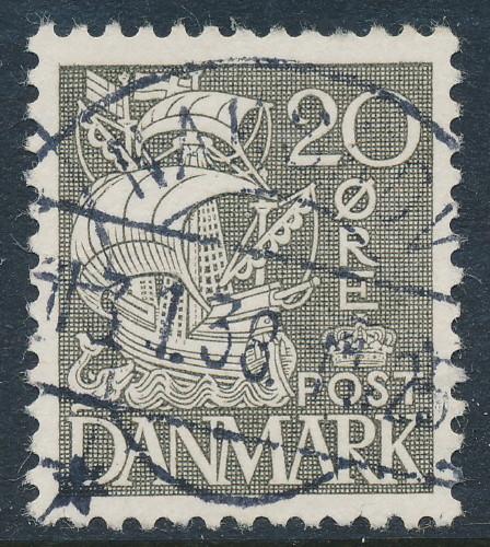 Denmark Scott 232 (AFA 204), 20 øre Caravel type I, VF used