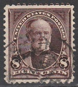 US #257  F-VF Used CV $22.50 (A3409)