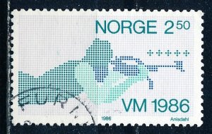 Norway #873 Single Used