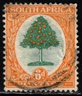 1926-1927 South Africa Scott #- 23a,b-25a,b Definitive Issue Set/6 Used