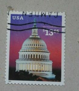 2002 US priority mail US capitol 13.65 used