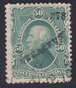 MEXICO Hidalgo 50c - Vera Cruz fine used...................................D3020