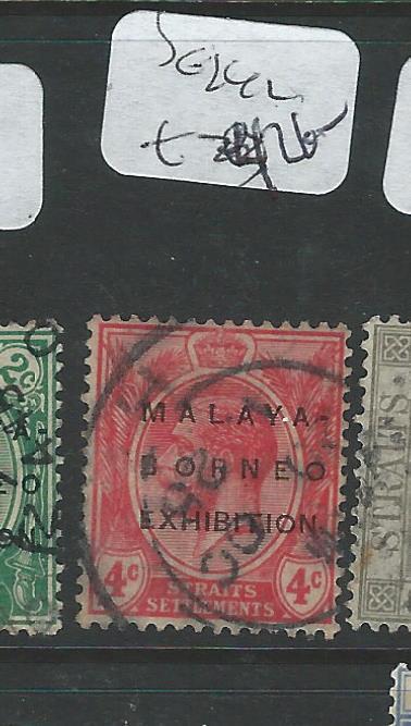 MALAYA STRAITS SETTLEMENTS (P2907B) MBE4C SG242   VFU