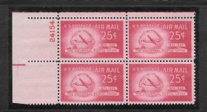 #C44 MNH Plate Block