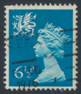 GB Wales   SC# WMMH7  SG W22  Used 1 center band see details & scans