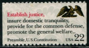 2357 US 22c Drafting the Constitution, MNH