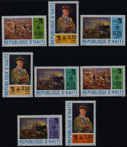 Haiti 752-9 MNH Scouting Year, Baden-Powell