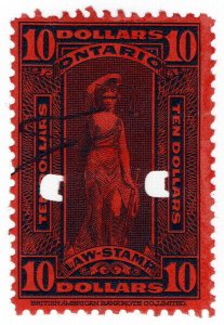 (I.B) Canada Revenue : Ontario Law Stamp $10