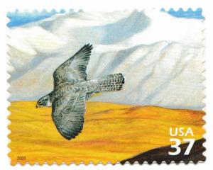 US 3802a Arctic Tundra Gyrfalcon 37c single MNH 2003