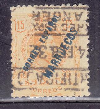 Spanish Morocco #75 Used