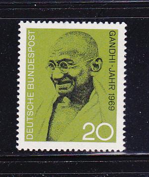 Germany 1012 Set MH Mahatma Gandi, National Hero