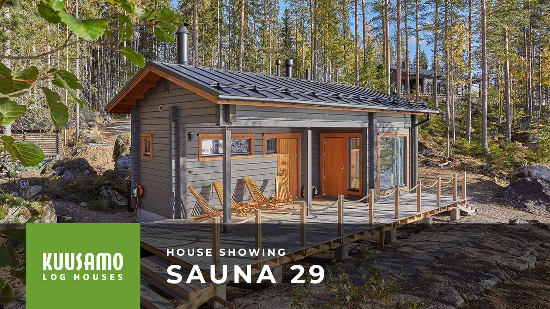 Virtual House Showing: Sauna 29 - Kuusamo Hirsitalot