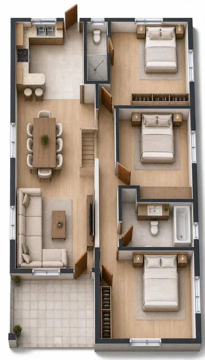 Output — Styled render, layout intact
