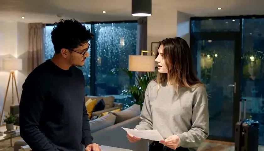 Continuous Cinematic Scene: Modern Flat