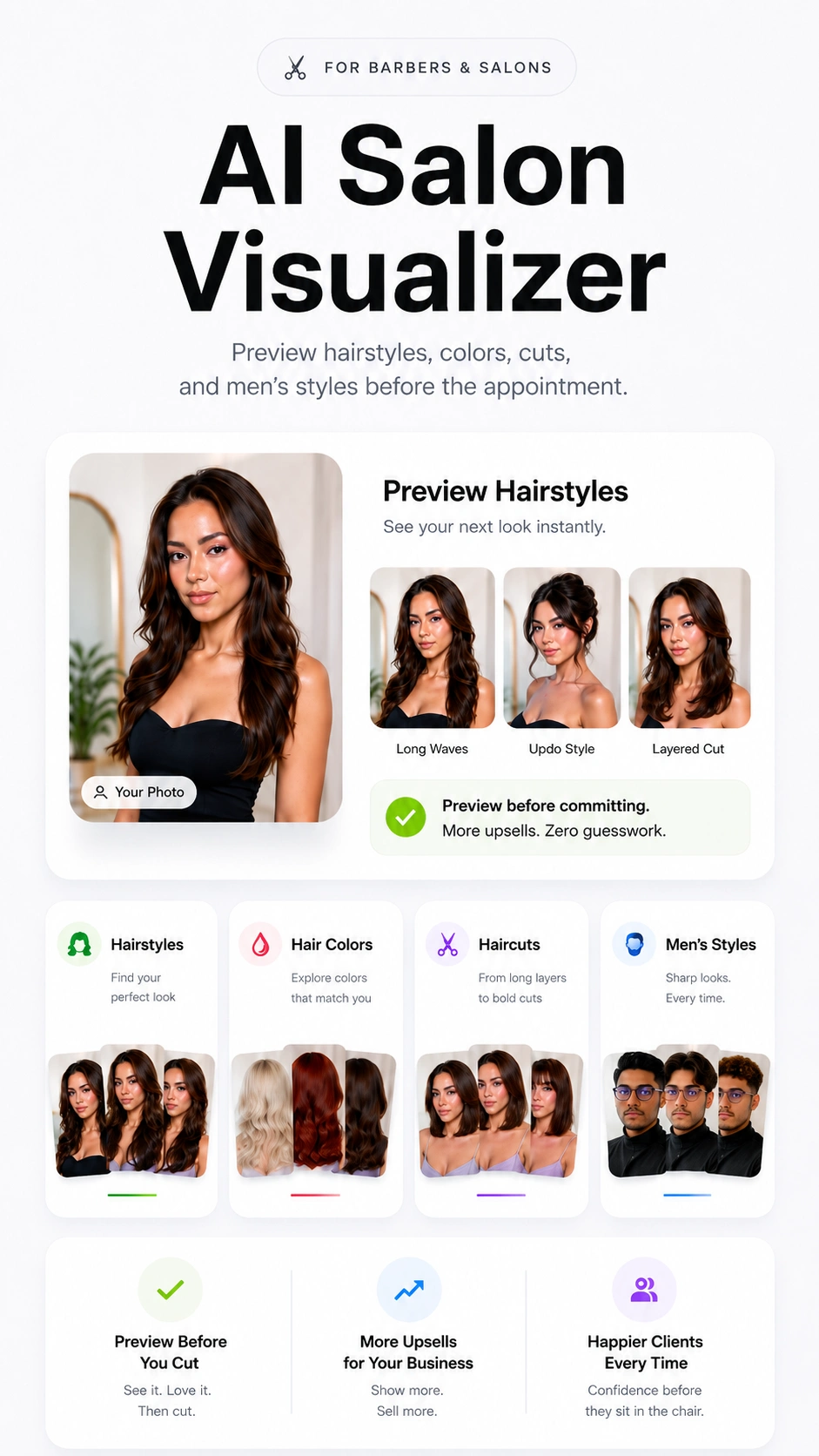 HAIRSTYLE PREVIEW APP FOR BARBERS