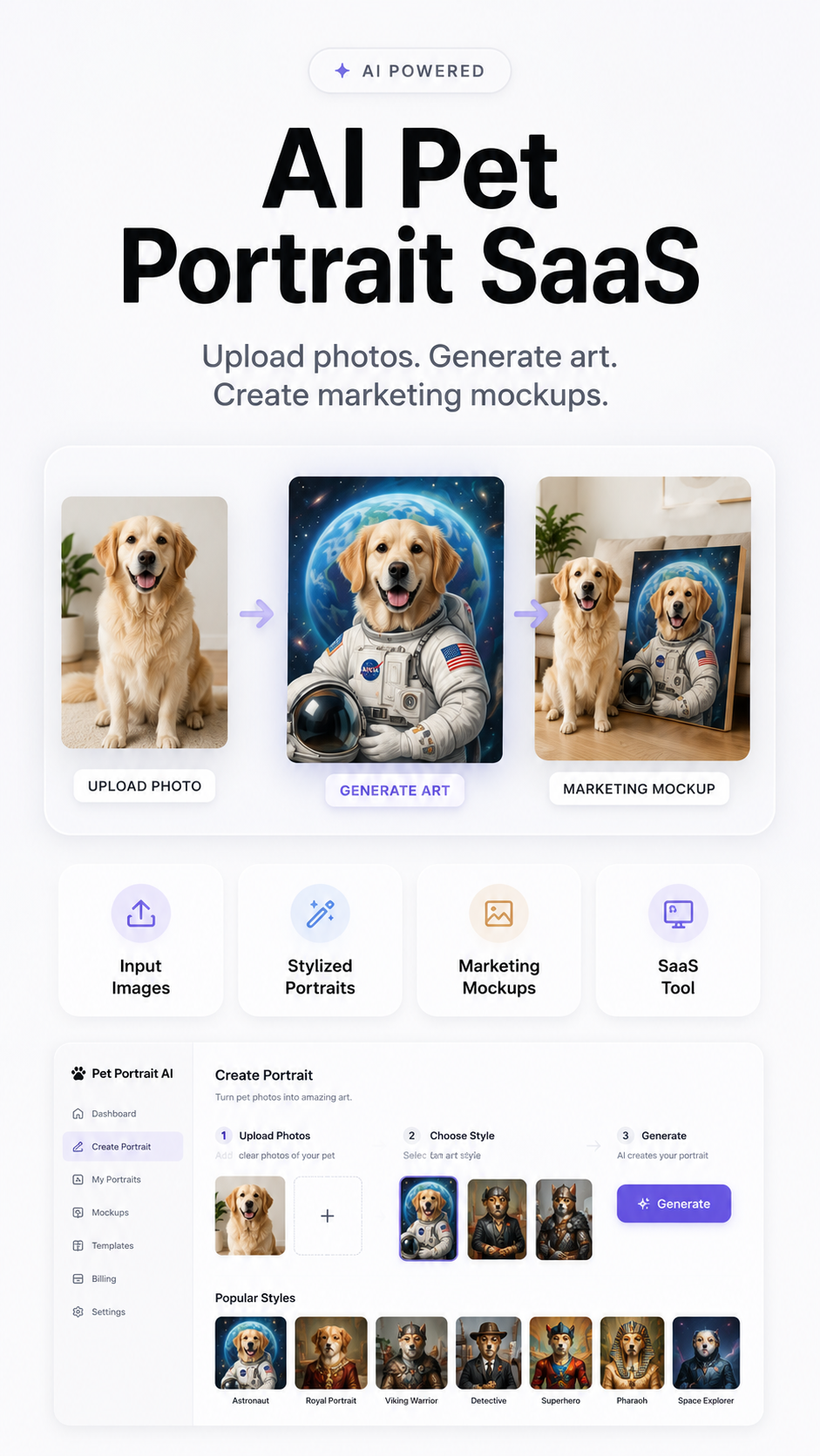 AI PET PORTRAIT STUDIO