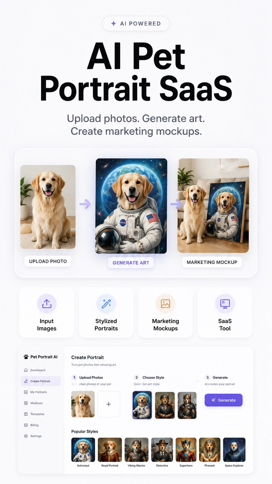 AI PET PORTRAIT STUDIO