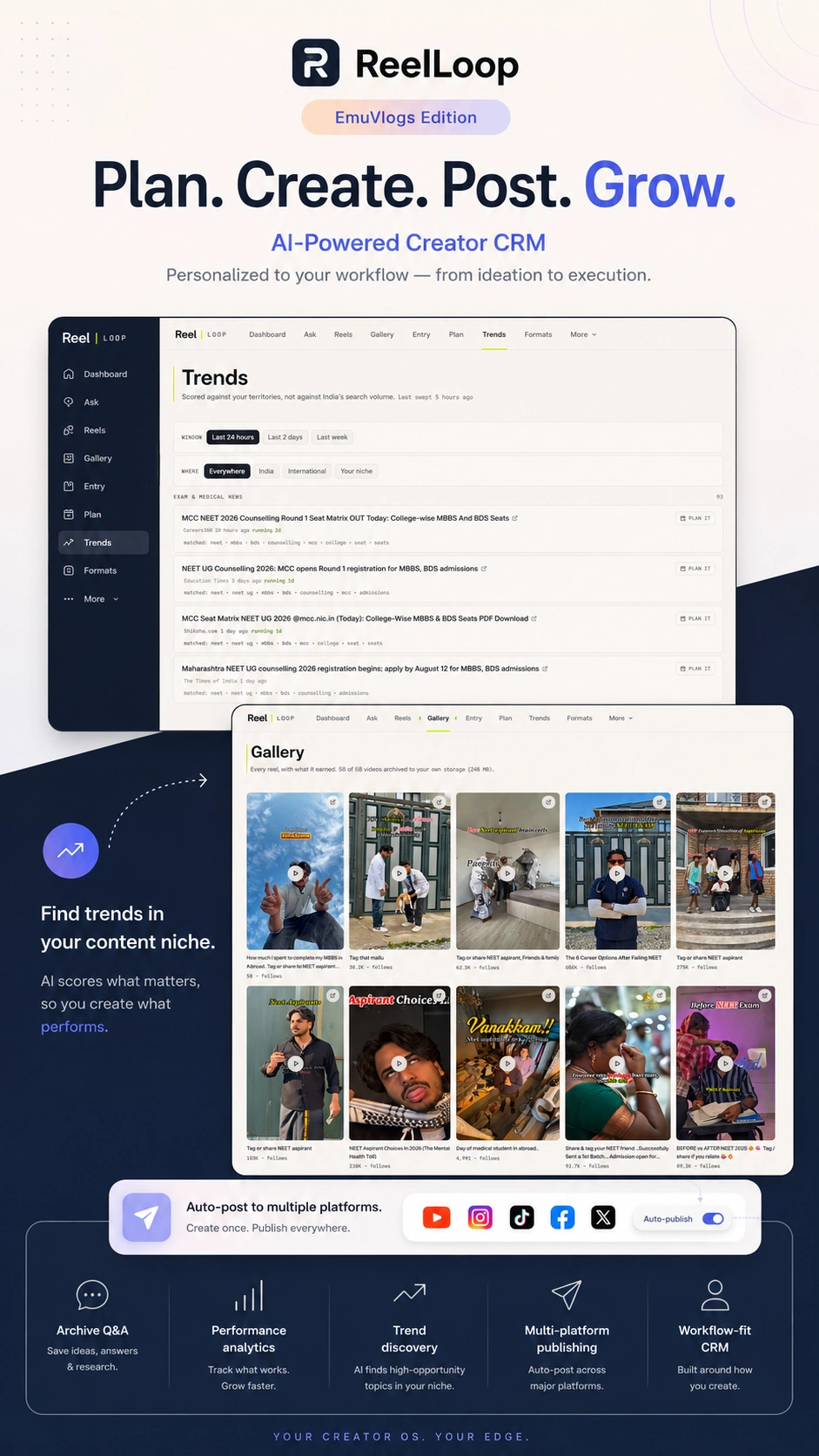 REELLOOP — WHICH REELS ACTUALLY EARN FOLLOWERS