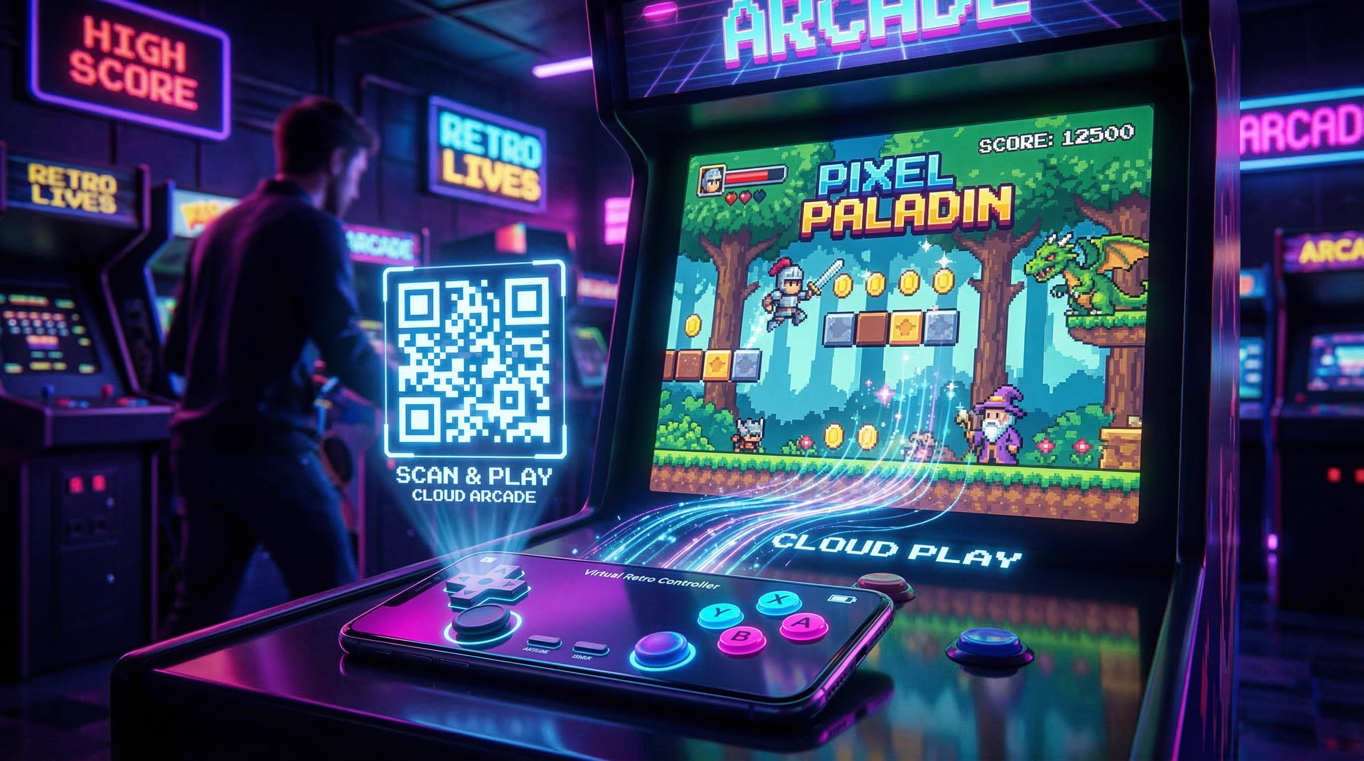 RETRO GAMING PLATFORM