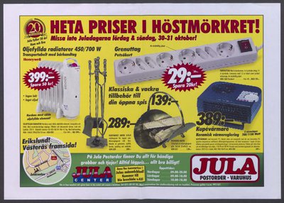 1999 Heta priser i höstmörkret