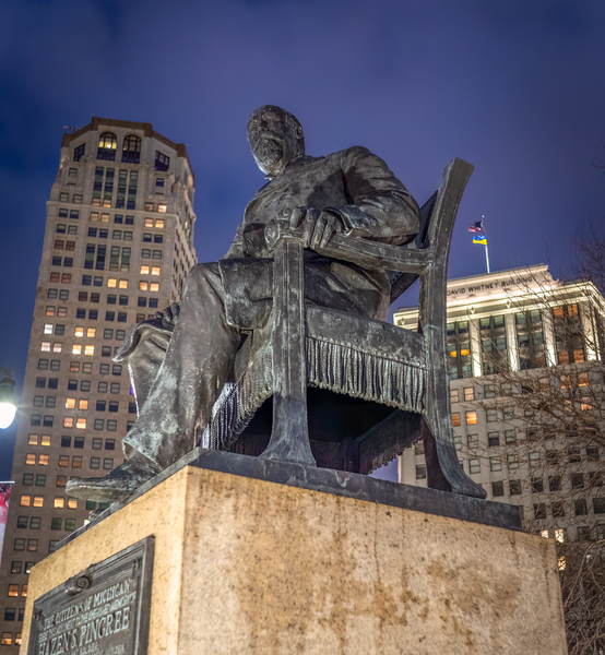 Hazen S. Pingree Monument — Historic Detroit Hazen S. Pingree Monument — Historic Detroit