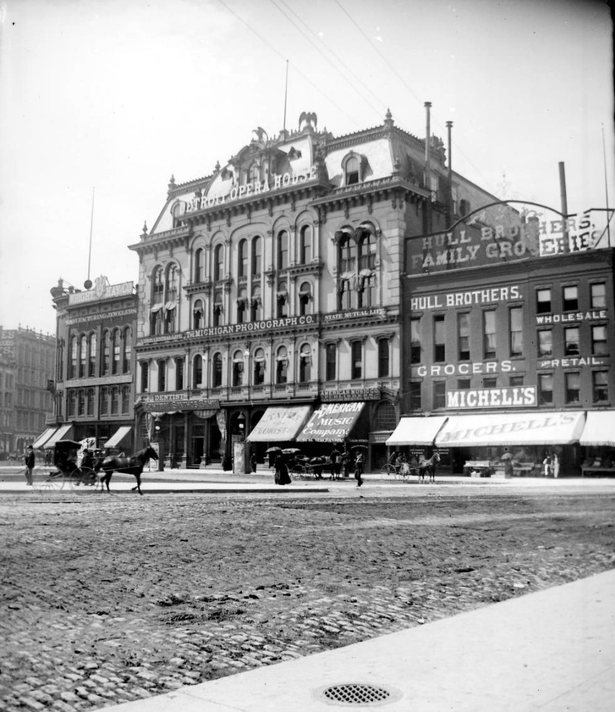 Detroit Opera House (first) - Old photos gallery — Historic Detroit
