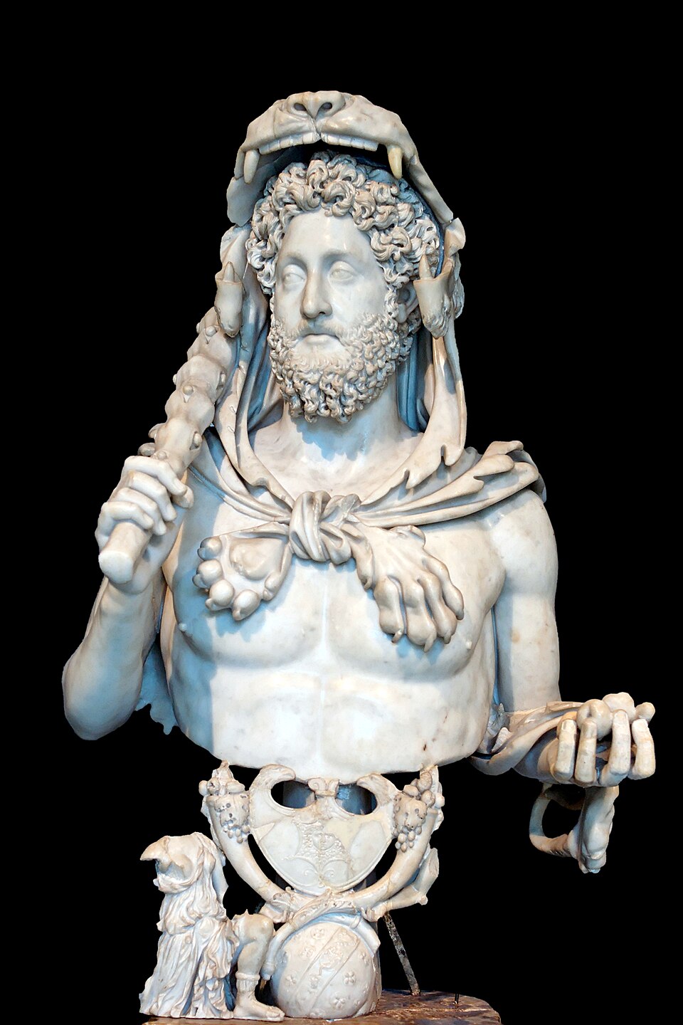 Bust of Commodus as Hercules