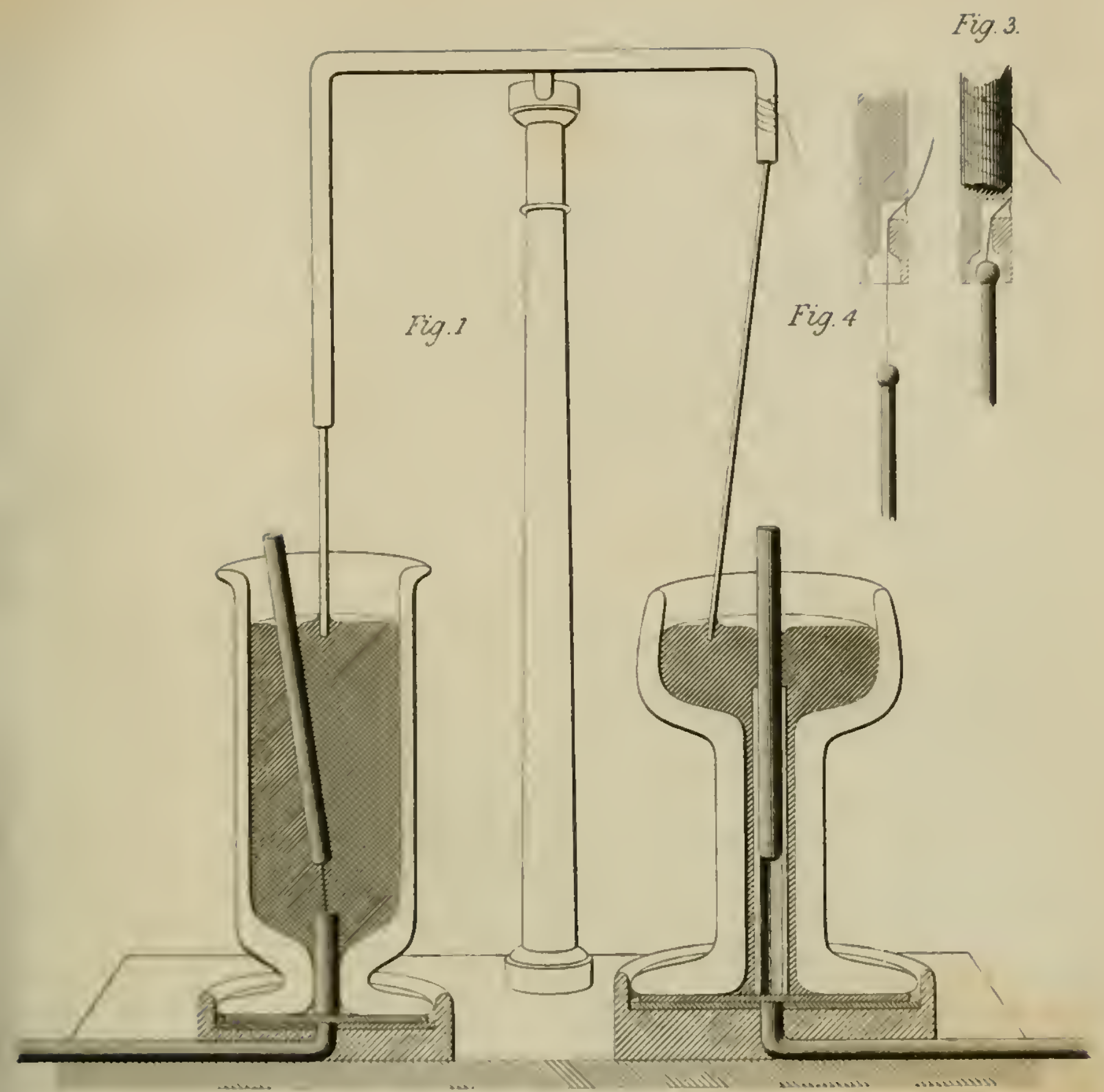 Faraday's electric motor sketch in his 1821 paper