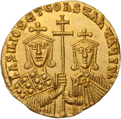 Basil I and his son Constantine
