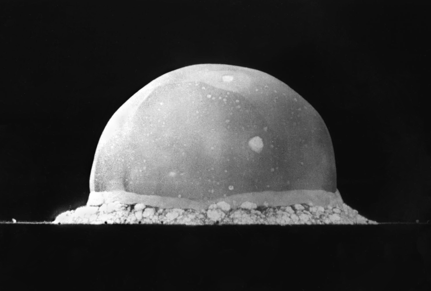 Trinity Site Explosion, 0.016 seconds after explosion, July 16, 1945