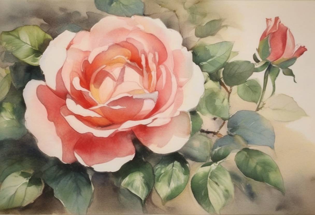 Watercolor painting based depiction of Iva Toguri D'Aquino, better known as 'Tokyo Rose,' was sentenced to ten years in prison for treason for her role in World War II propaganda broadcasts. (1949)