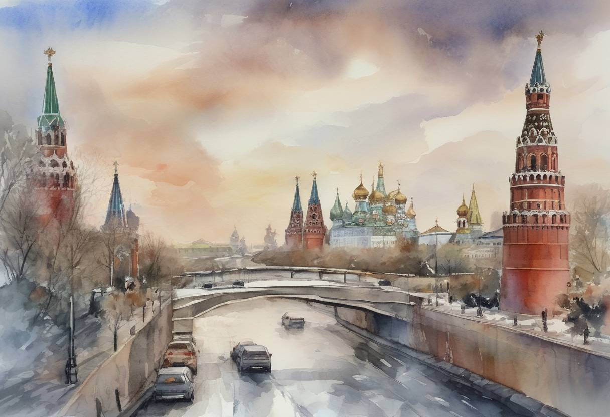 Watercolor painting based depiction of Russia formally annexed Crimea following a disputed referendum, escalating tensions with Ukraine and leading to international condemnation. (2014)
