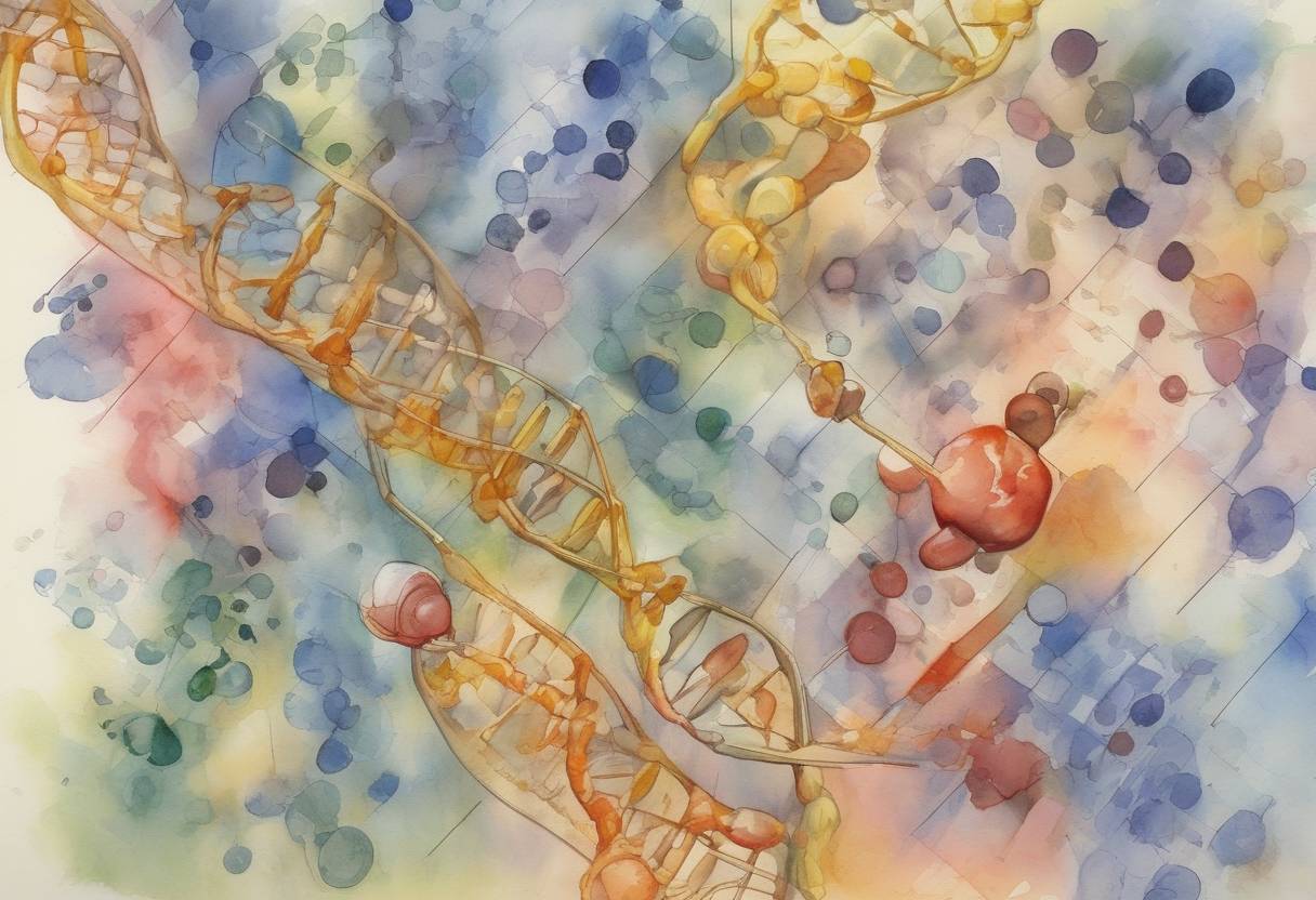 Watercolor painting based depiction of The Human Genome Project was completed, with 99% of the human genome sequenced to an accuracy of 99.99%. (2003)