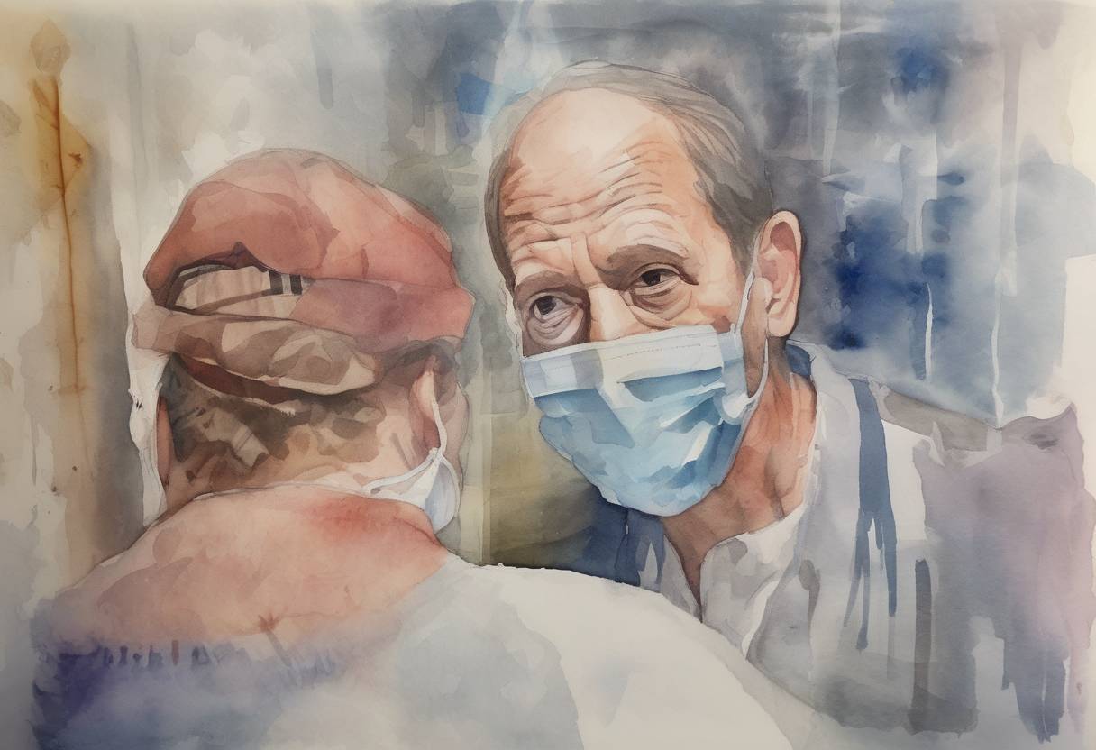 Watercolor painting based depiction of The World Health Organization warned that there was no evidence that people who have recovered from COVID-19 and have antibodies are protected from a second infection, impacting global public health policies. (2020)