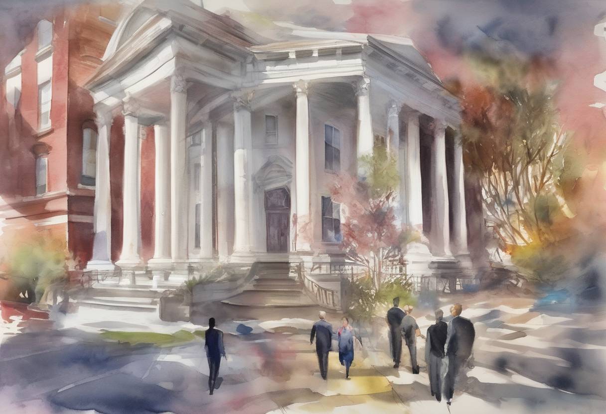 Watercolor painting based depiction of Alabama Governor Kay Ivey signed into law the Alabama Human Life Protection Act, one of the most restrictive abortion laws in the United States, which criminalized performing abortions at any stage of pregnancy. (2019)