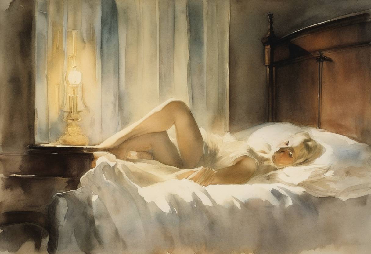 Watercolor painting based depiction of Sigmund Freud's seminal work 'Die Traumdeutung' (The Interpretation of Dreams) was published. (1899)