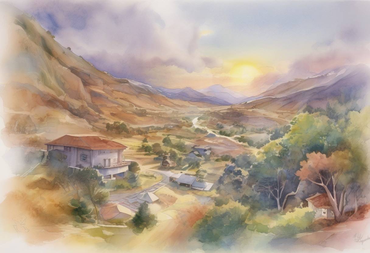 Watercolor painting based depiction of The first version of the Java programming language was released by Sun Microsystems. (1995)