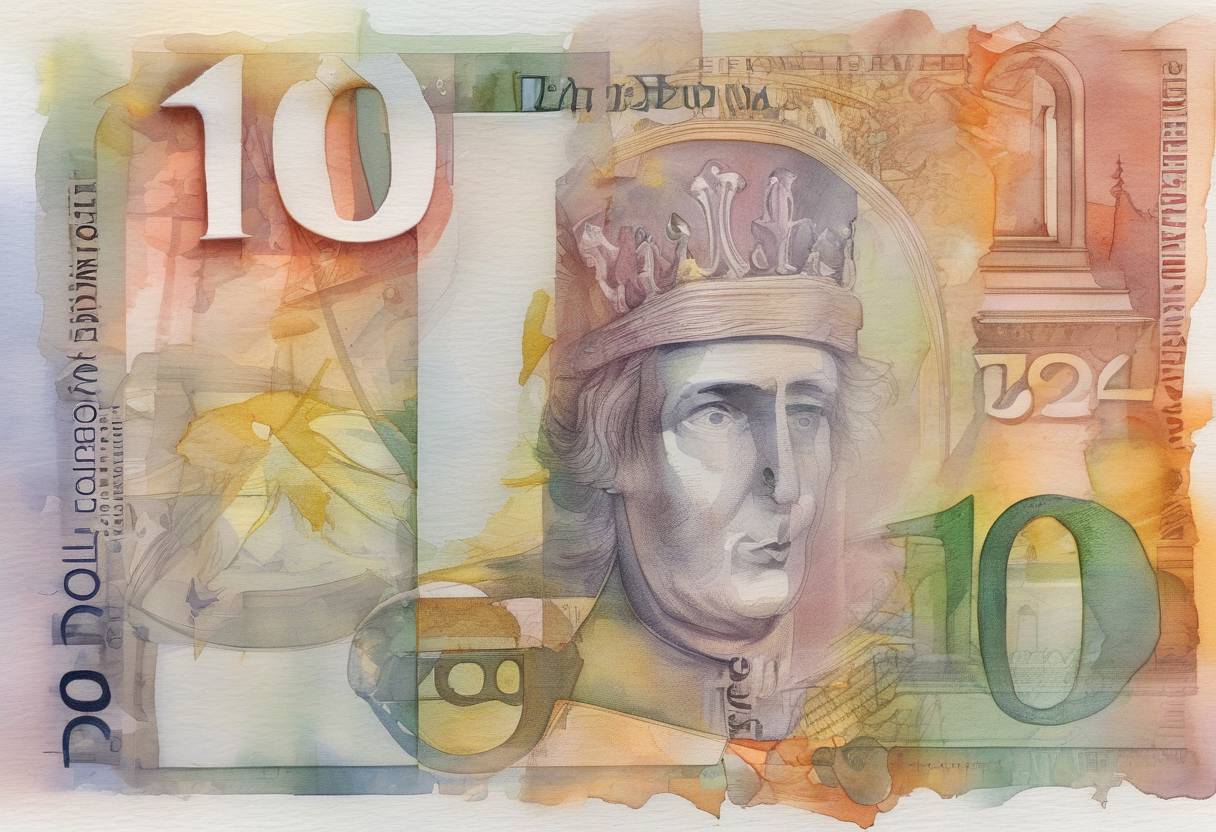 Watercolor painting based depiction of Latvia adopted the euro as its official currency, becoming the 18th member of the Eurozone. (2014)