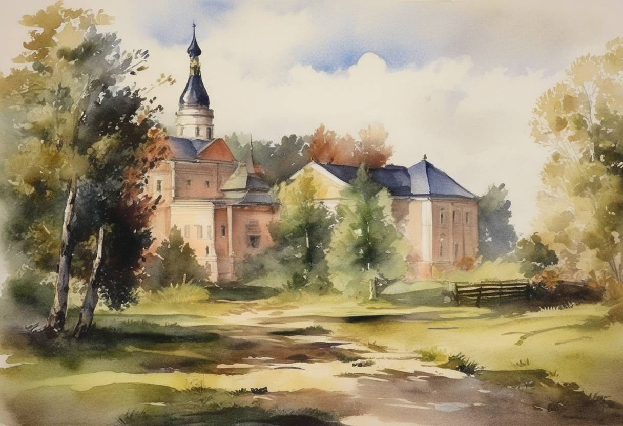 Watercolor painting based depiction of Ivan Pavlov, a future Nobel Prize-winning physiologist known for his work on classical conditioning, was born. (1849)