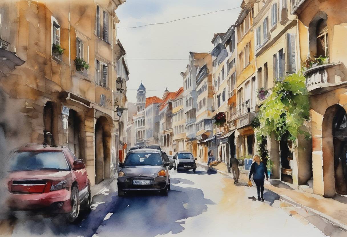 Watercolor painting based depiction of The European Commission adopted a new agenda for the Mediterranean aimed at strengthening the partnership with the Southern Neighbourhood countries and addressing collaborative efforts on economic, social, and environmental issues. (2021)