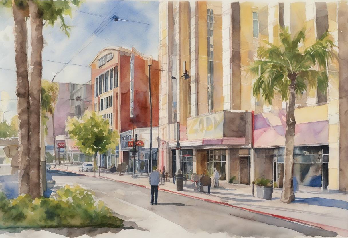 Watercolor painting based depiction of Ken Jennings began his record-breaking winning streak on the game show 'Jeopardy!', which lasted until November 30, 2004. (2004)