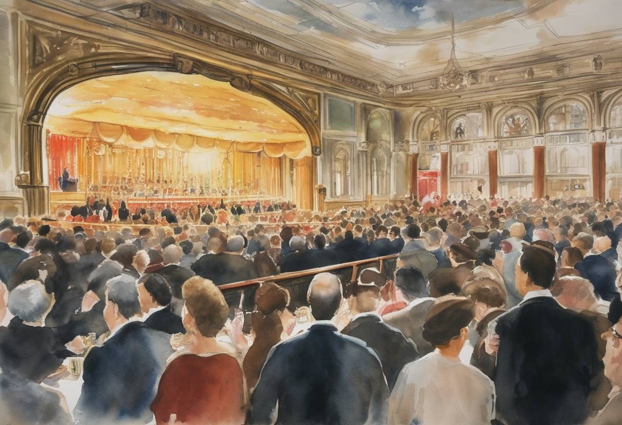 Watercolor painting based depiction of The United Kingdom's first National Lottery draw is held, with a jackpot of £5.8 million. (1994)