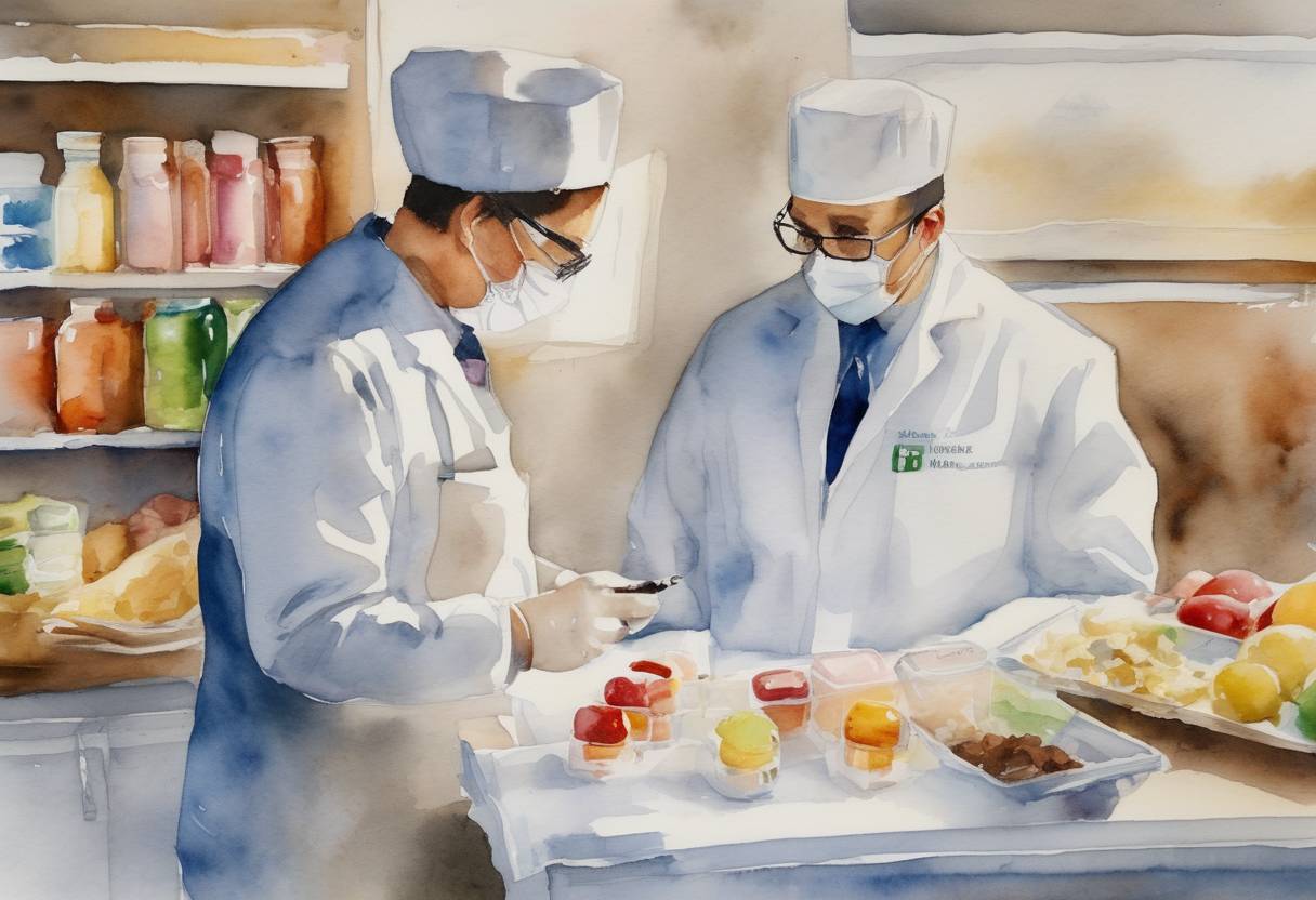 Watercolor painting based depiction of The US Food and Drug Administration grants emergency use authorization for a rapid COVID-19 diagnostic test by Cepheid, which can deliver results in approximately 45 minutes. (2020)