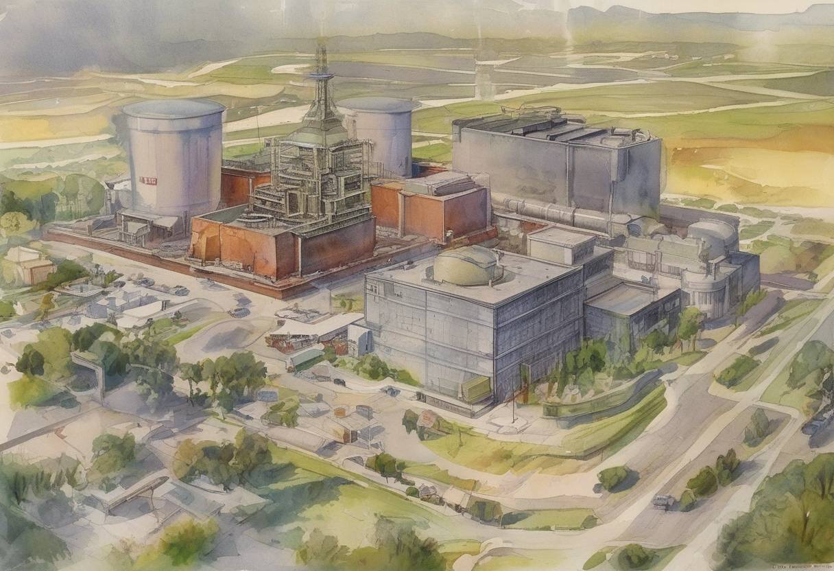 Watercolor painting based depiction of Plutonium is first produced and isolated by Dr. Glenn T. Seaborg, Arthur Wahl, and Joseph Kennedy at the University of California, Berkeley. (1941)